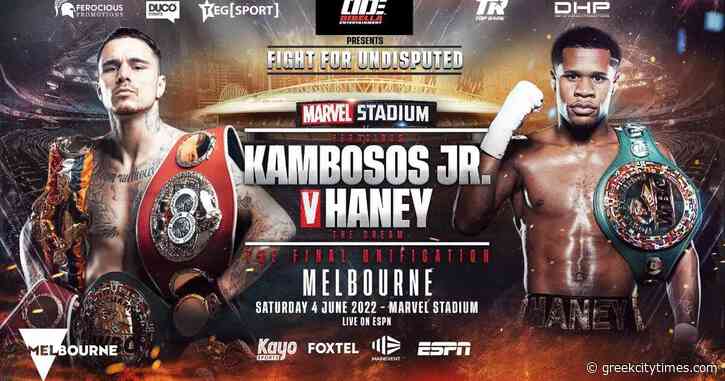 Kambosos Vs. Haney Tickets Selling Fast For June 5th Fight In Melbourne — Greek City Times - GreekCityTimes.com