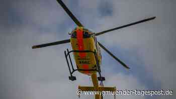 Arbeitsunfall in Plüderhausen: Rettungshubschrauber im Einsatz - Gmünder Tagespost