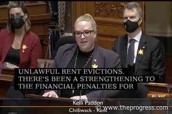 VIDEO: Chilliwack-Kent MLA Kelli Paddon tackles rent relief from provincial perspective – Chilliwack Progress - Chilliwack Progress