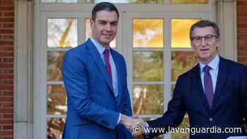 Sánchez y Feijóo no llegan a pactos pero recuperan la relación institucional - La Vanguardia