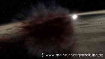 Überbleibsel eines astronomischen Crashs: Riesige Trümmerwolke umkreist Stern