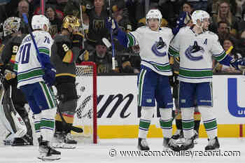 Pettersson scores twice, Canucks rout Golden Knights 5-1 in Vegas - Comox Valley Record