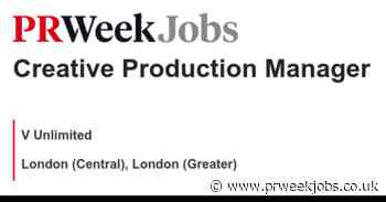 V Unlimited: Creative Production Manager