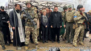 Ukraine-Verhandlungen: Ursula von der Leyen sieht in Butscha „das grausame Gesicht von Putins Armee“