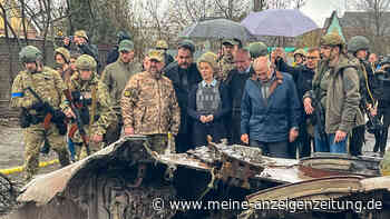 Gräueltaten in Butscha: Von der Leyen besucht Vorort von Kiew – und will „deutliches Zeichen“ setzen