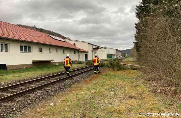 FW Stockach: Ausgelöste Brandmeldeanlage und mehrere unwetterbedingte Einsätze am 07.04.2022