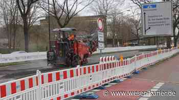 Straßensperrung führt zu Umwegen - WESER-KURIER