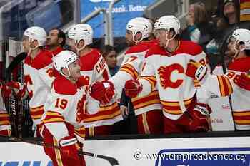 Lindholm scores twice, Flames beat Sharks 4-2 - Virden Empire Advance
