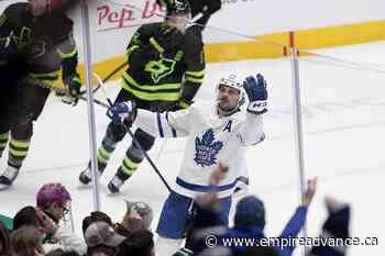 Auston Matthews sets Maple Leafs season record with 56 goals - Virden Empire Advance