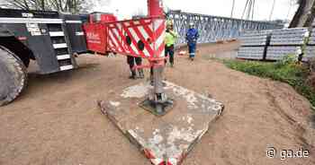 THW baut Ersatzbrücken: THW bricht Brückenbau in Sinzig ab - General-Anzeiger Bonn