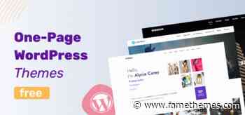 15+ Best Free One Page WordPress Themes 2022