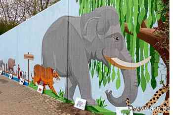 Maler-Azubis schaffen  Kunst-Kulisse für den Zoohafen