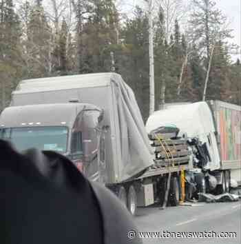 Serious injuries reported in a transport truck collision near Geraldton - Tbnewswatch.com