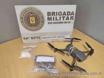 Brigada Militar prende homens com drone e entorpecentes em Arroio dos Ratos - Portal de Notícias