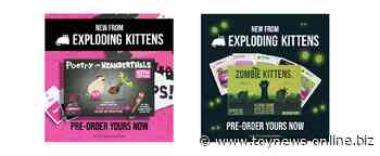 Indie sector gets first dibs on two new Exploding Kittens games - Toy News