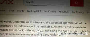 Spanier befiehlt: Keule saust auf Six-Personal nieder - Inside Paradeplatz