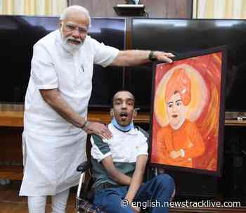 At behest of PM, MPs handicapped painter made a map of his dream house, third dream to be fulfilled soon - News Track English