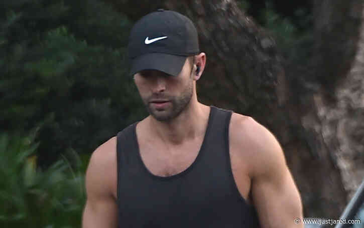Chace Crawford Looks So Buff in New Photos from His Dog Walk