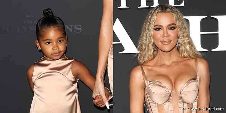 Khloe Kardashian & Daughter True Wear Matching Looks to 'The Kardashians' Premiere! (Photos)