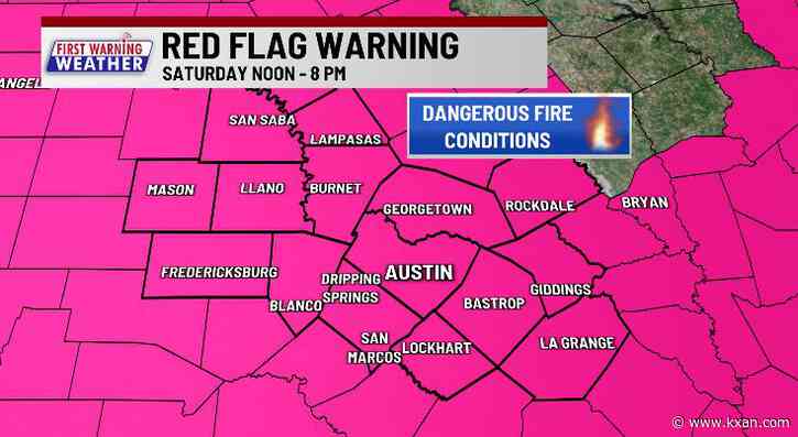 Hot, windy weekend ahead of storm chance next week