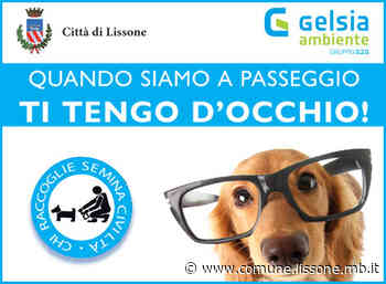 Quando siamo a passeggio ti tengo d'occhio - campagna deiezioni canine 2022 - Comune di Lissone