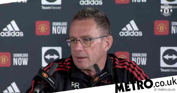 Ralf Rangnick reacts to Wayne Rooney’s Manchester United comments and addresses Donny van de Beek’s future