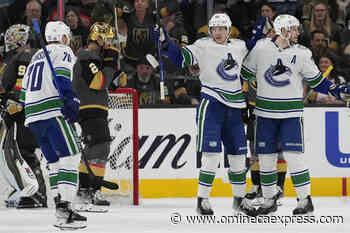 Pettersson scores twice, Canucks rout Golden Knights 5-1 in Vegas - Omineca Express