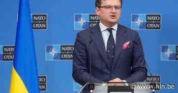 Oekraïense minister van Buitenlandse Zaken in Brussel: "Help ons nu, of veel meer mensen sterven” - Het Laatste Nieuws