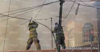 Se incendia una recicladora en la colonia Periodistas en Fresnillo - Imagen de Zacatecas, el periódico de los zacatecanos