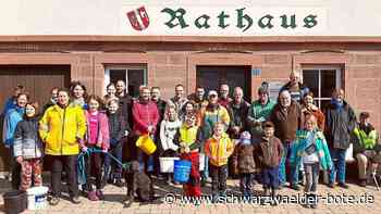 Aktion in Nagold-Mindersbach - Freiwillige Helfer sagen dem Wilden Müll den Kampf an - Schwarzwälder Bote