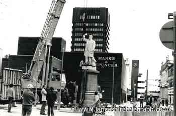 Blackburn's Gladstone statue found new home in town centre