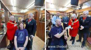 Bolton: 'Hippy haired' Horwich councillor shaves head to raise money for charity