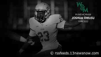 'Joshua had a gift' | William & Mary community mourns death of former football player