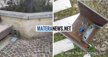 Matera, il sindaco: "rubato un faretto lasciando i cavi scoperti: sei un irresponsabile perché la villa comunale è frequentata da molti bambini"! Le foto - Matera News