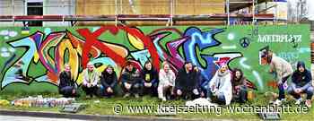 Graffiti-Aktion am Bauzaun: In Stade wird ein Zeichen gesetzt: Mobbing stoppen - Stade - Kreiszeitung Wochenblatt