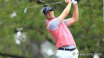Golfer's club head flies off mid-shot