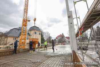 Neubau der Turnhalle kommt voran - freiepresse.de