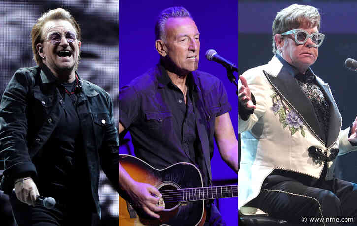 U2, Bruce Springsteen, Elton John and more share messages for ‘Stand Up For Ukraine’ campaign