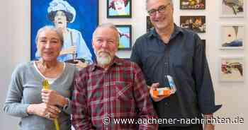 Kunstausstellung: Aachener Dom zwischen Fischen und friedlichen Heinzelmännchen