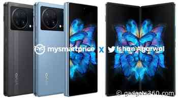 Vivo X Fold Alleged Images Tip Grey Colour option; Specifications, Price Leaked