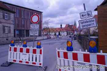 Spitalbrücke: Wie es mit der Baustelle weitergeht - Fränkischer Tag