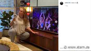 Adele postet Bilder aus der Corona-Quarantäne und antwortet Fan | STERN.de - STERN.de