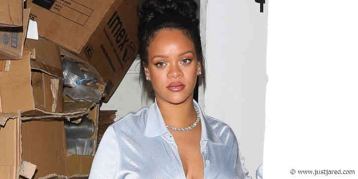Rihanna Shows Off Her Baby Bump During a Night Out in Beverly Hills