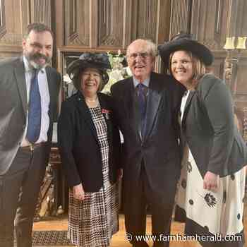 Cllr Carole Cockburn honoured for decades of service to Farnham | farnhamherald.com - Farnham Herald