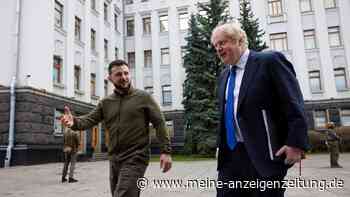 Johnson sagt der Ukraine gepanzerte Fahrzeuge und Waffen zu