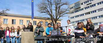 Traunstein: Friedensaktion des Annette-Kolb-Gymnasiums - Traunsteiner Tagblatt