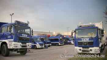 Einsatzkräfte des THW Südostbayern üben Ernstfall von Hochwassergefahr in Mühldorf