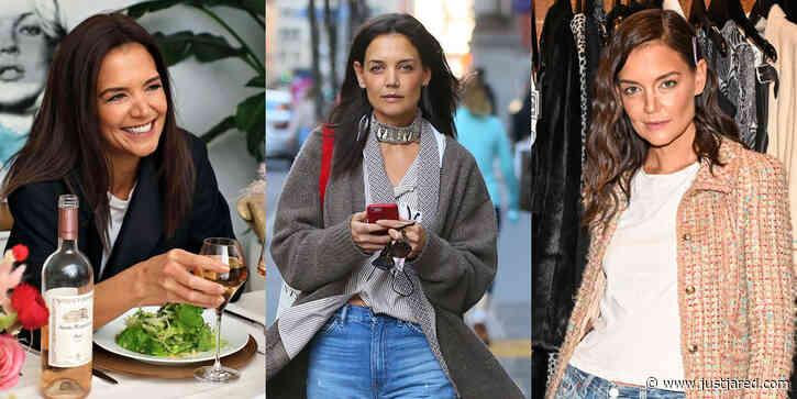 Katie Holmes Flashes Big Smiles During Her Busy Week in New York