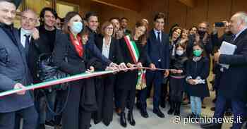 Nuova scuola Porto Potenza, il taglio del nastro è con Acquaroli: "Opera dal grande valore sociale" - Picchio News