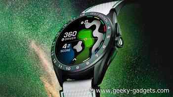 TAG Heuer Connected Watch Calibre E4 Golf Edition unveiled